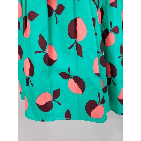 NEVER WORN Kate Spade Color block Apple MIDI Skirt fruit garden farmer market - Picture 3 of 7